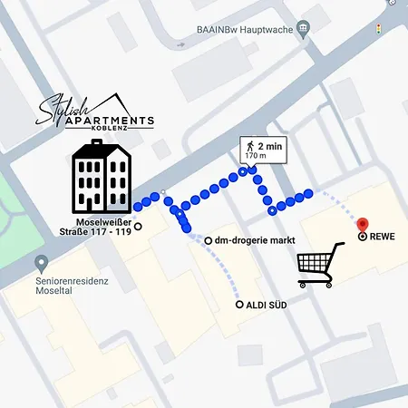 New York - Fuer Freunde & Familien, Stadtnah, Parkplatz, E-ladestation, Gitterbox Fuer Fahrraeder, Fitnessstudio, Digitale Gaestemappe Mit Restaurant- Und Unternehmenstipps * Koblenz (Rhineland-Palatinate)