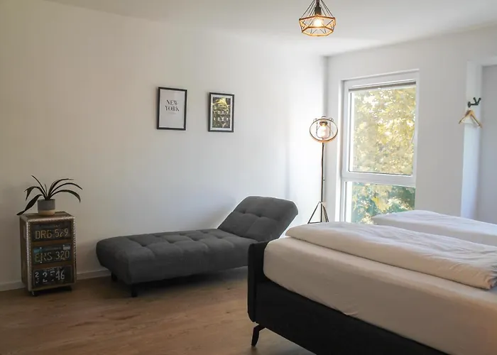 New York - Fuer Freunde & Familien, Stadtnah, Parkplatz, E-ladestation, Gitterbox Fuer Fahrraeder, Fitnessstudio, Digitale Gaestemappe Mit Restaurant- Und Unternehmenstipps Appartement