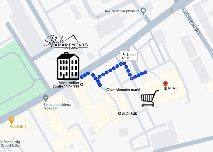 New York - Fuer Freunde & Familien, Stadtnah, Parkplatz, E-ladestation, Gitterbox Fuer Fahrraeder, Fitnessstudio, Digitale Gaestemappe Mit Restaurant- Und Unternehmenstipps * Koblenz (Rhineland-Palatinate)